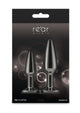 Rear Assets Metal Anal Plugs 2-Piece Kit