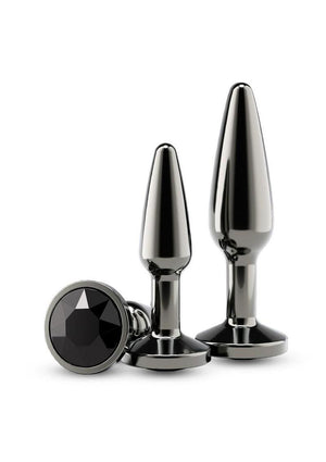 Rear Assets Metal Anal Plugs 2-Piece Kit