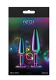 Rear Assets Metal Anal Plugs 2-Piece Kit