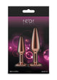 Rear Assets Metal Anal Plugs 2-Piece Kit