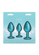 Rear Assets Metal Anal Plugs 2-Piece Kit