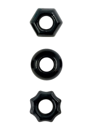 Renegade Chubbies Super Stretchable Cock Rings 3pc Set