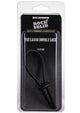 Rock Solid Lasso Double Lock Adjustable Silicone Cock Ring - Black