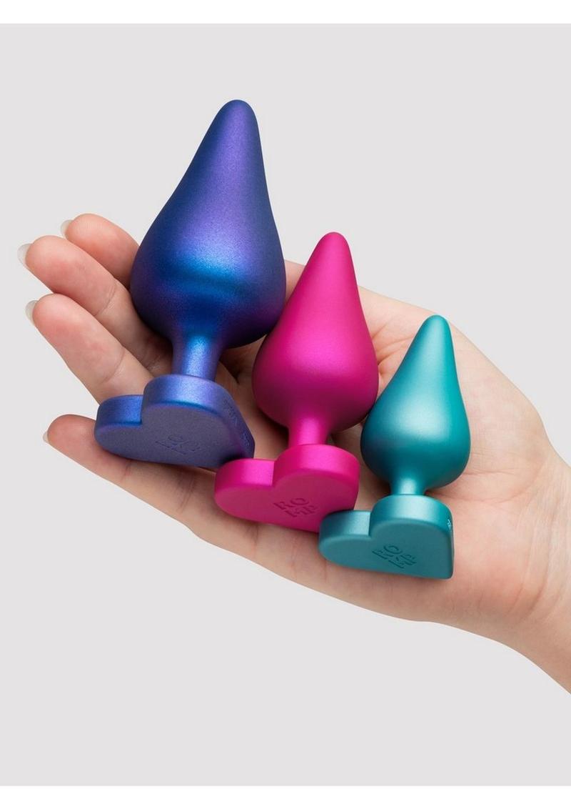 Romp Luster Silicone Anal Plug 3 Piece Set