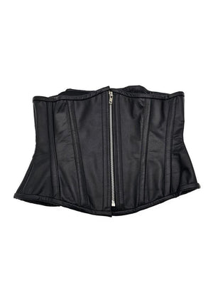 Rouge Leather Boned Corset