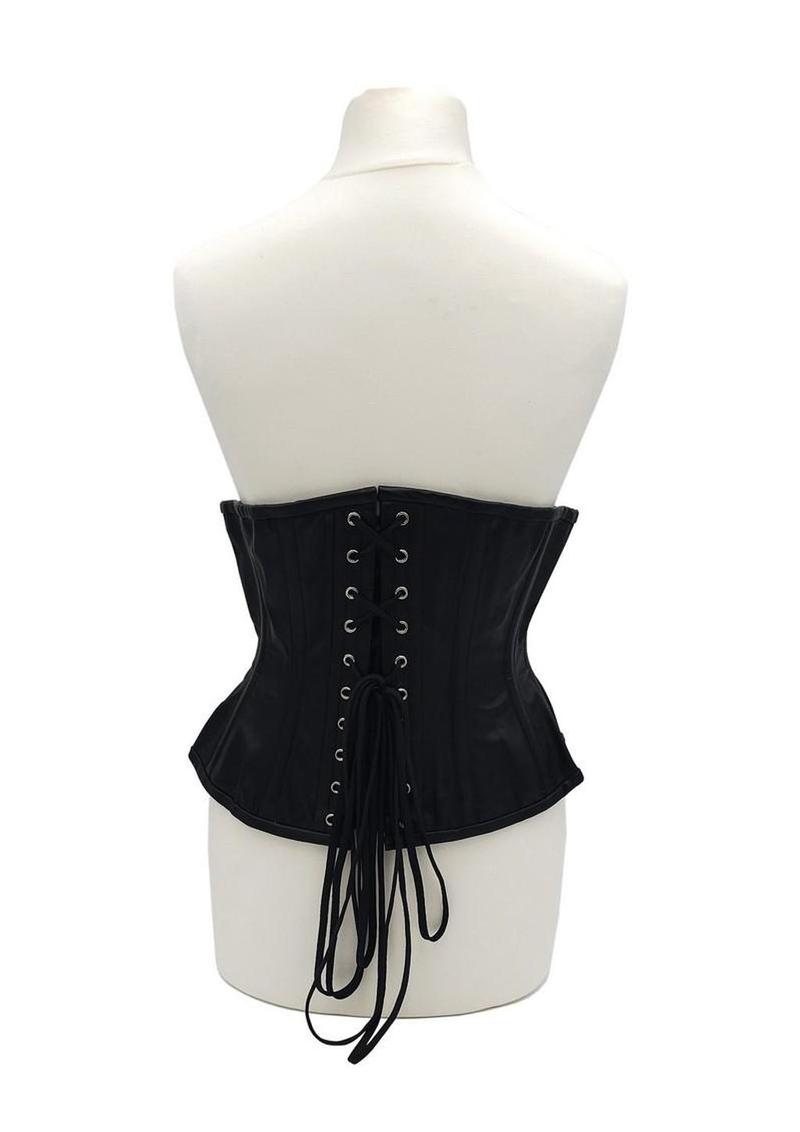 Rouge Leather Boned Corset