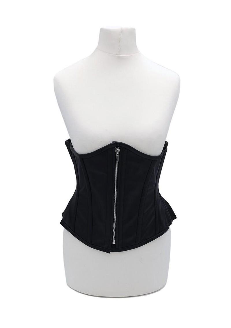 Rouge Leather Boned Corset