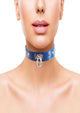 Rouge O-Ring Studded Adjustable Leather Collar