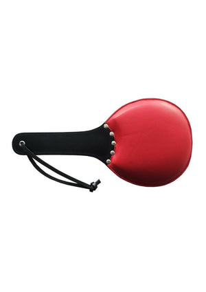 Rouge Padded Leather Ping Pong Paddle