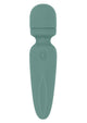 Rumble Wand Rechargeable Silicone Vibrator - Green