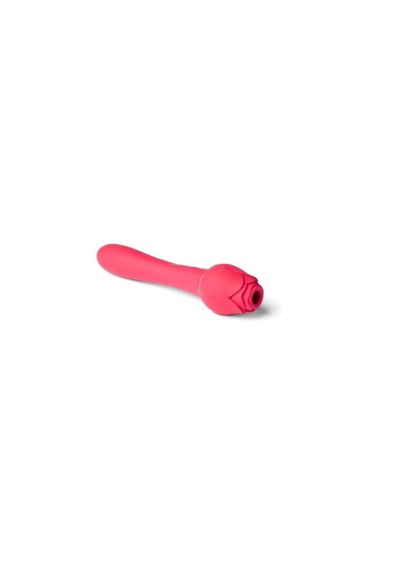 Secret Kisses Rosegasm Twosome Clitoral Suction Vibrator