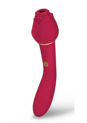 Secret Kisses Rosegasm Twosome Clitoral Suction Vibrator