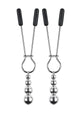Selopa Beaded Nipple Clamps - Silver