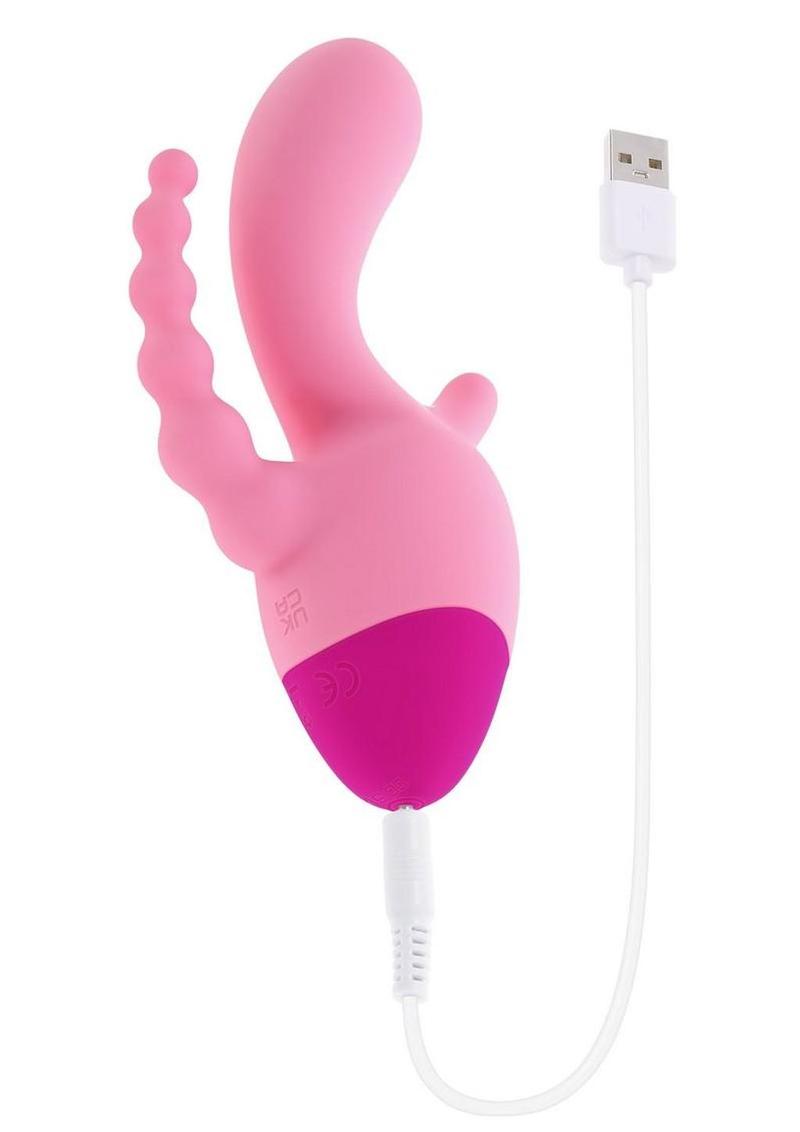 Selopa Game On Silicone Triple Stimulation Vibrator
