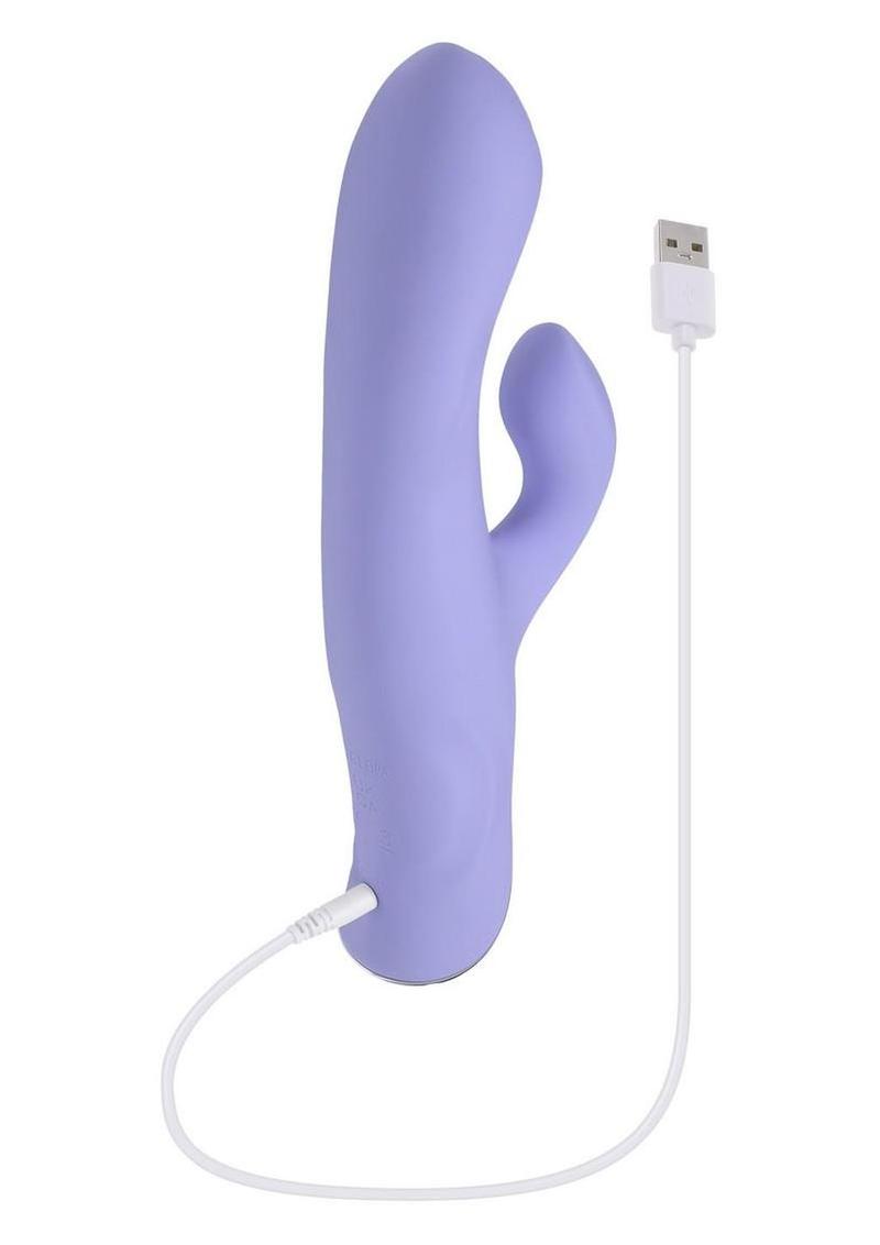 Selopa Lavender Love Rechargeable Silicone Dual Vibrator