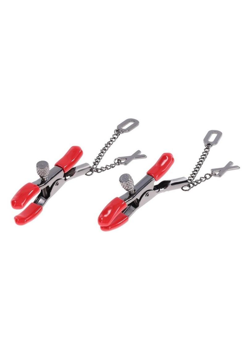 Sex and Mischief Ex's and Oh's Nipple Clamps