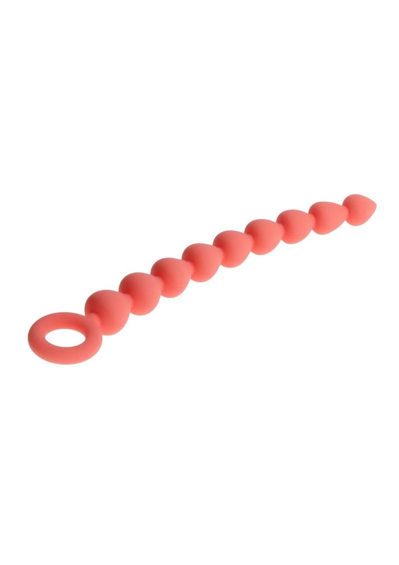 Sex and Mischief Peaches N Cream Silicone Anal Beads