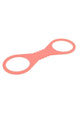 Sex and Mischief Peaches N Creame Silicone Cuffs - Orange - Large