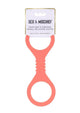 Sex and Mischief Peaches N Creame Silicone Cuffs - Orange - Small