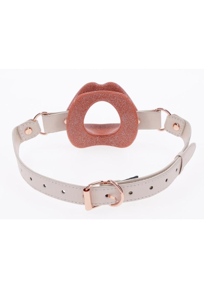 Sex and Mischief Peaches N Creame Silicone Lips Gag
