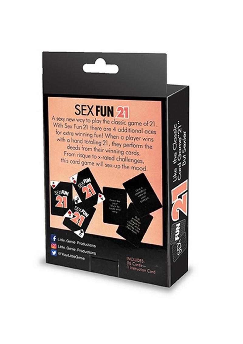 Sex Fun 21 Adult Blackjack Style Card Game