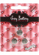 Sexy Battery Xtra Endurance Alkaline Batteries Lr44 A76/ 1.5v - 3 Pack