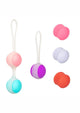 Multicolor kegel weights with single and double holders
