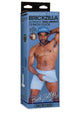 Signature Cocks Ultraskyn Brickzilla Dildo – chocolate, 13in, packaging