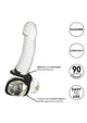 CalExotics Silicone Ball Spreader Cock Ring with Dual Scrotum Rings