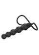 CalExotics Silicone Beaded Double Rider Anal Probe Cock Ring