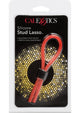 Silicone Stud Lasso Cock Ring - Red