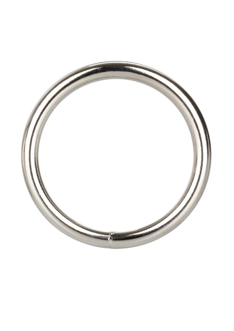 CalExotics Silver Solid Metal Cock Ring