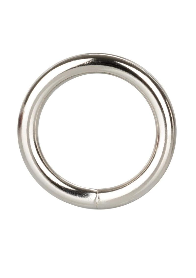 CalExotics Silver Solid Metal Cock Ring