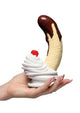 Simply Sweet Chocolate Dipped Banana Split Silicone Dildo