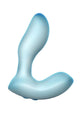 Softies Dual Silicone Rechargeable Vibrator - Blue - 5in