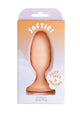Softies Silicone Anal Plug - Orange - 4in