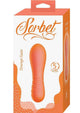 Sorbet Orange Gaze Rechargeable Silicone Bullet Vibrator - Orange