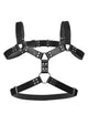 Strict 6 O-Ring Chest Harness - Black/Metal