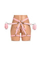 Strict Bondage Harness with Bows PU Leather Set