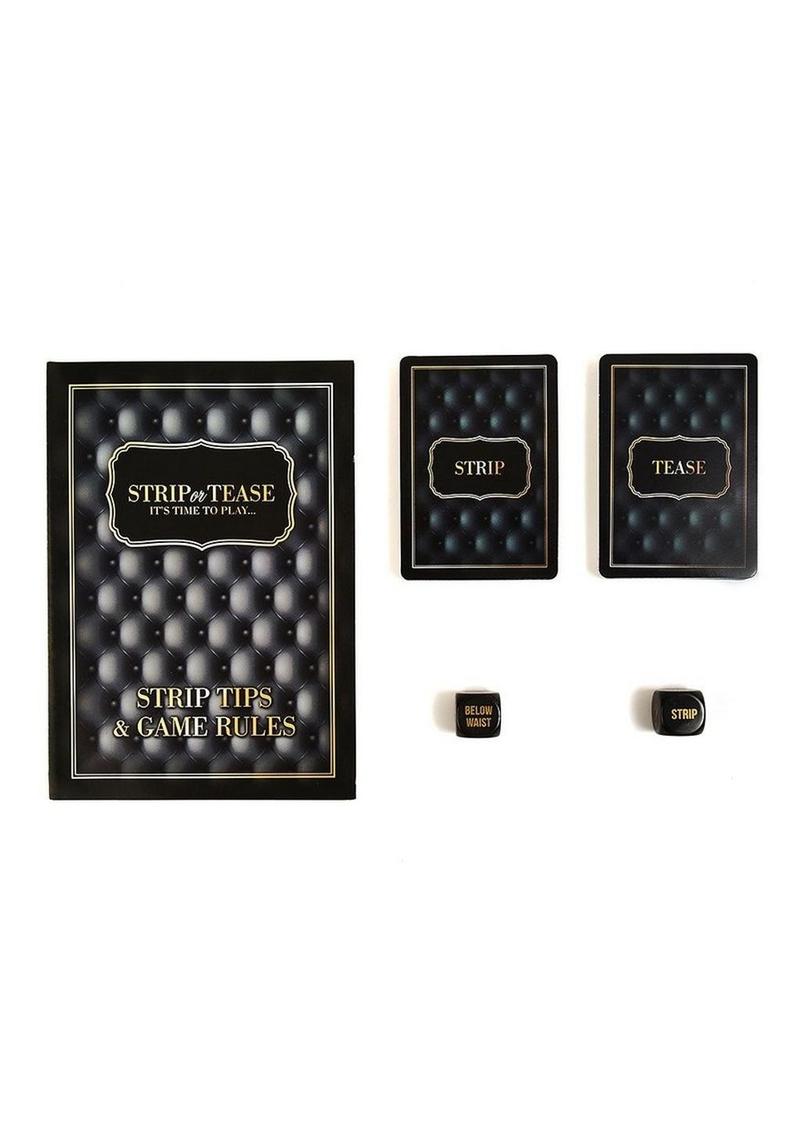 Strip Or Tease Erotic Card and Dice Game