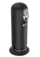 SVibe Ikon Jet masturbator in black, further view showing the replaceable heated sleeve