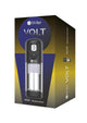 SVibe Ikon Volt vibrating heating masturbator in black and clear, retail packaging