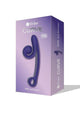 SVibe Snail Curve dual stimulator in purple, retail packaging