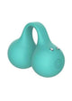 SVibe Snail Twinn app finger vibrator in teal, further view showing the compact horseshoe shape