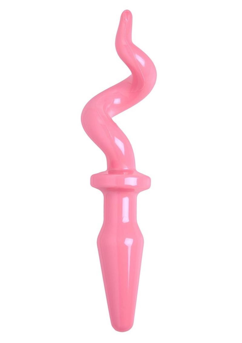 Tailz Piggy Tail Anal Plug Spiral Design