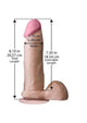 The Realistic Cock Ultraskyn Vac-U-Lock Dildo