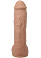 The Realistic Cock with Balls Ultraskyn Hung with Removable Vac-U-Lock Suction Cup - Caramel - 12in