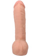 The Realistic Cock with Balls Ultraskyn Hung with Removable Vac-U-Lock Suction Cup - Vanilla - 12in