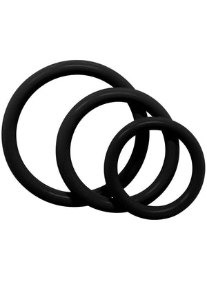 CalExotics Tri Rings Cock Rings 3pc Set