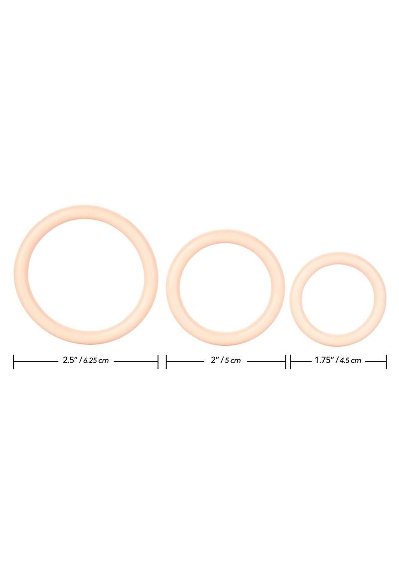 CalExotics Tri Rings Cock Rings 3pc Set